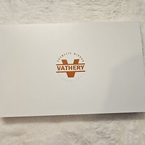 Vathery White 3 Sided Rechargable Lighted Vanity Mirror With Telescoping Hangers